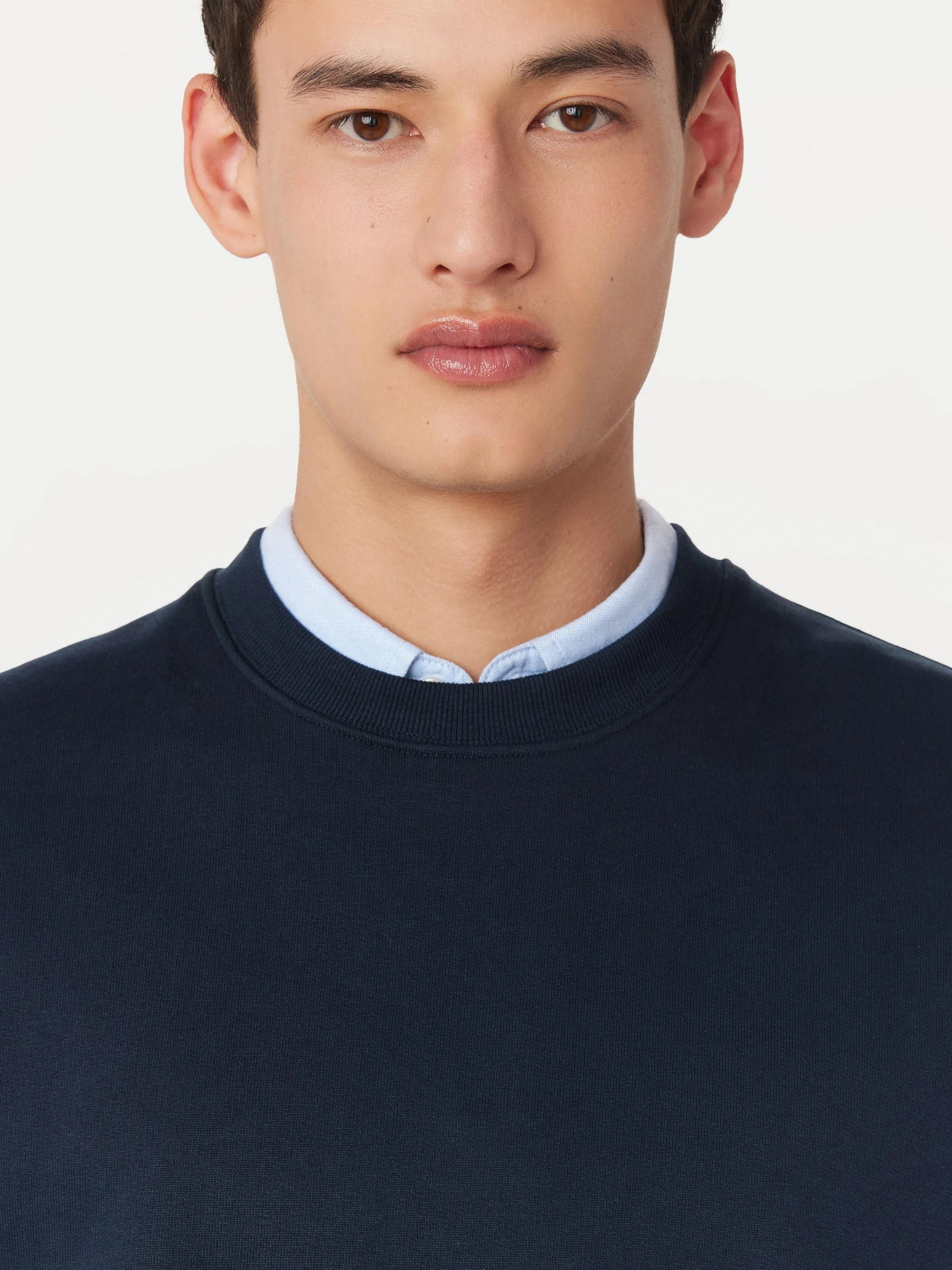 The French Terry Sweatshirt in Deep Blue