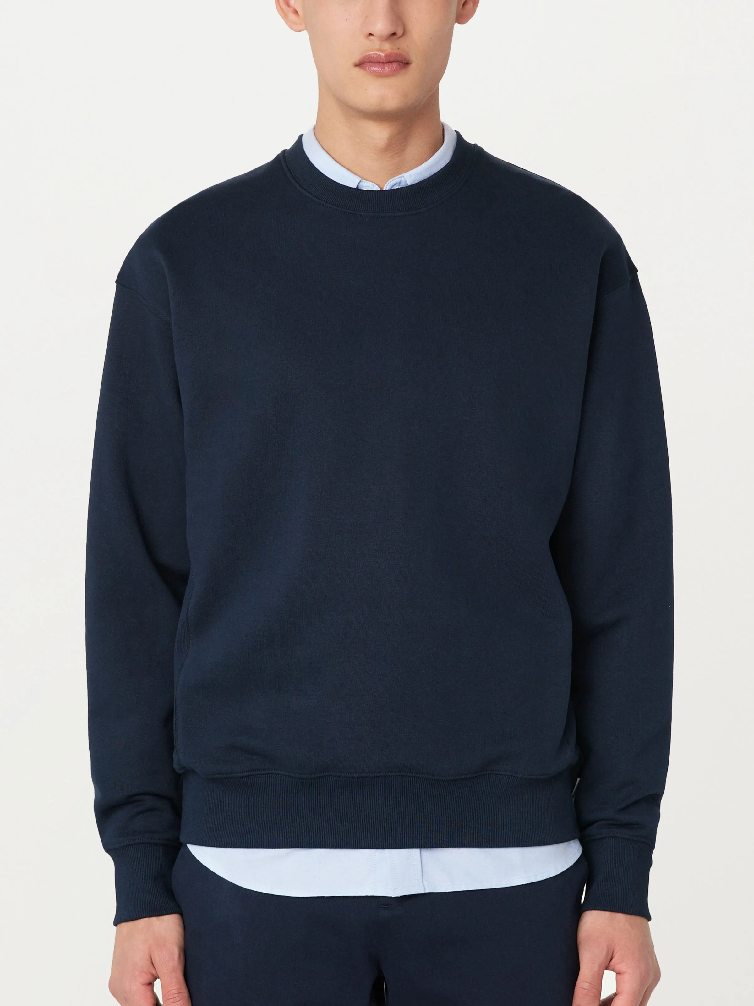 The French Terry Sweatshirt in Deep Blue