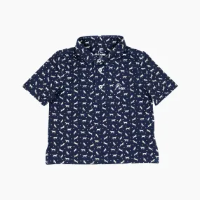 The Lil' Yellow Lab | Performance Polo | The Yellow Lab - Admiral Navy