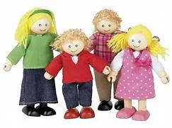 Tidlo White Doll Family