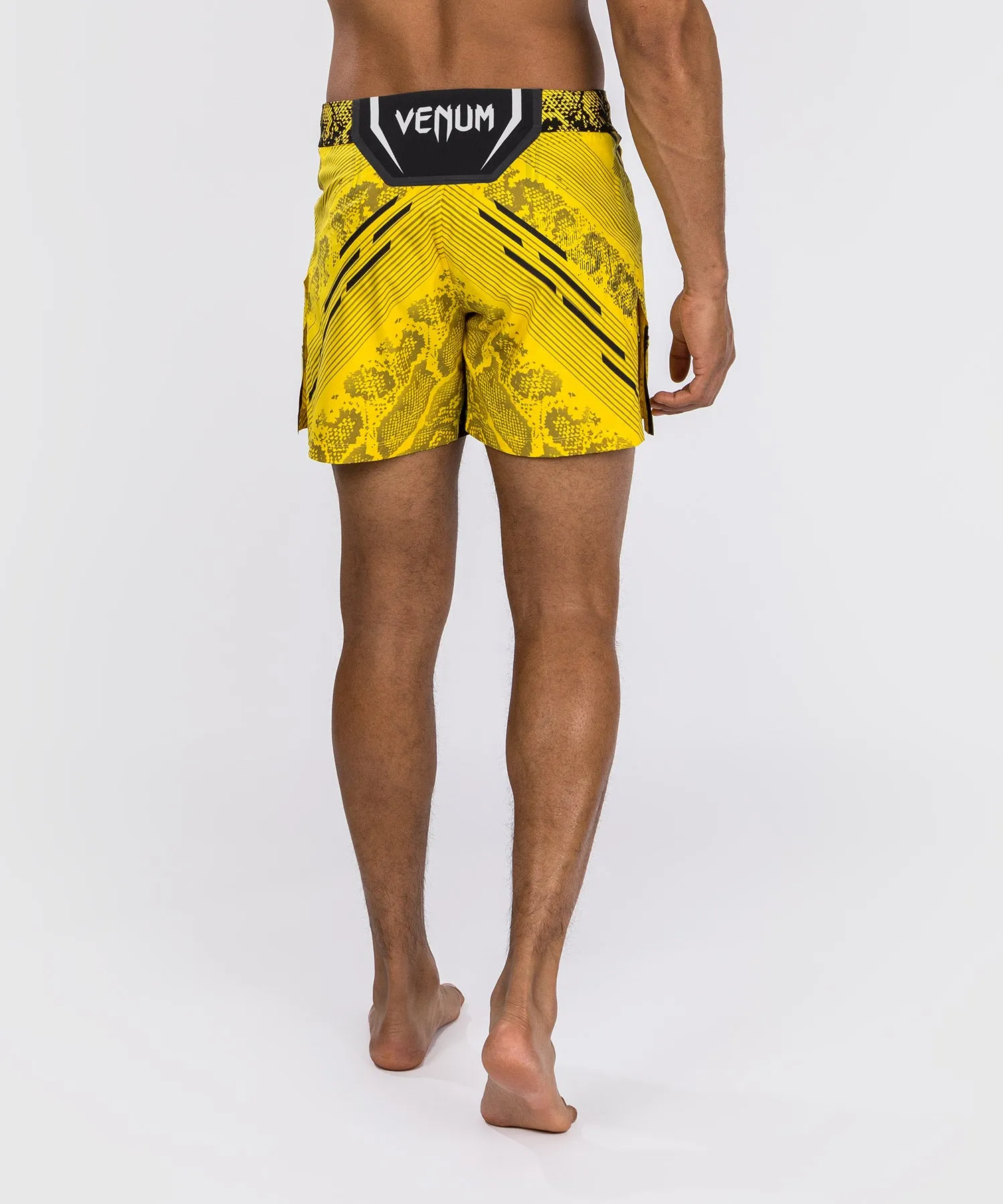 UFC Adrenaline by Venum Personalized Authentic Fight Night Men's Fight Short - Short Fit - Yellow