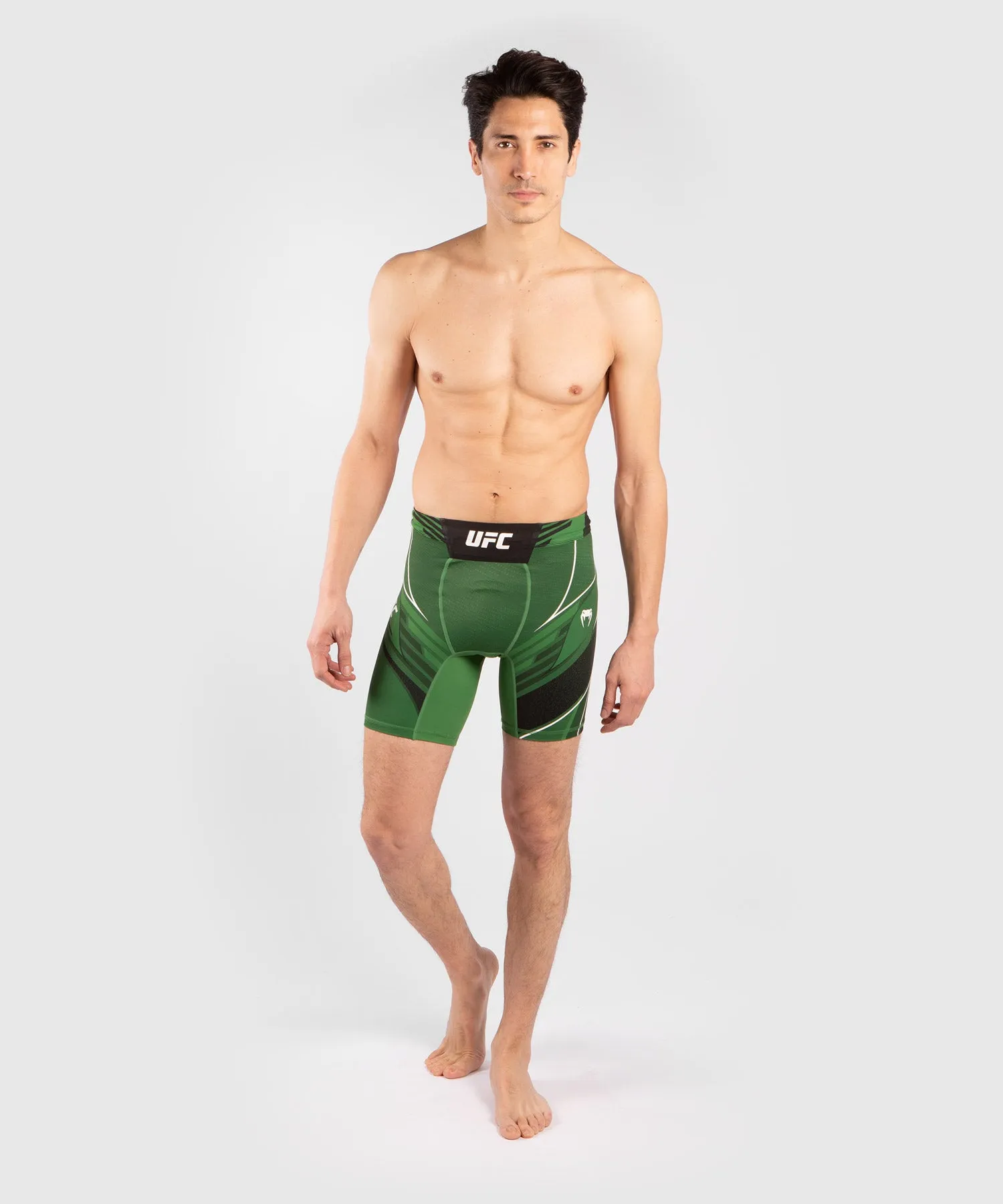 UFC Venum Authentic Fight Night Men's Vale Tudo Shorts - Short Fit - Green