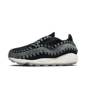 WOMEN'S NIKE AIR FOOTSCAPE WOVEN - BLACK/SMOKE GREY-SAIL