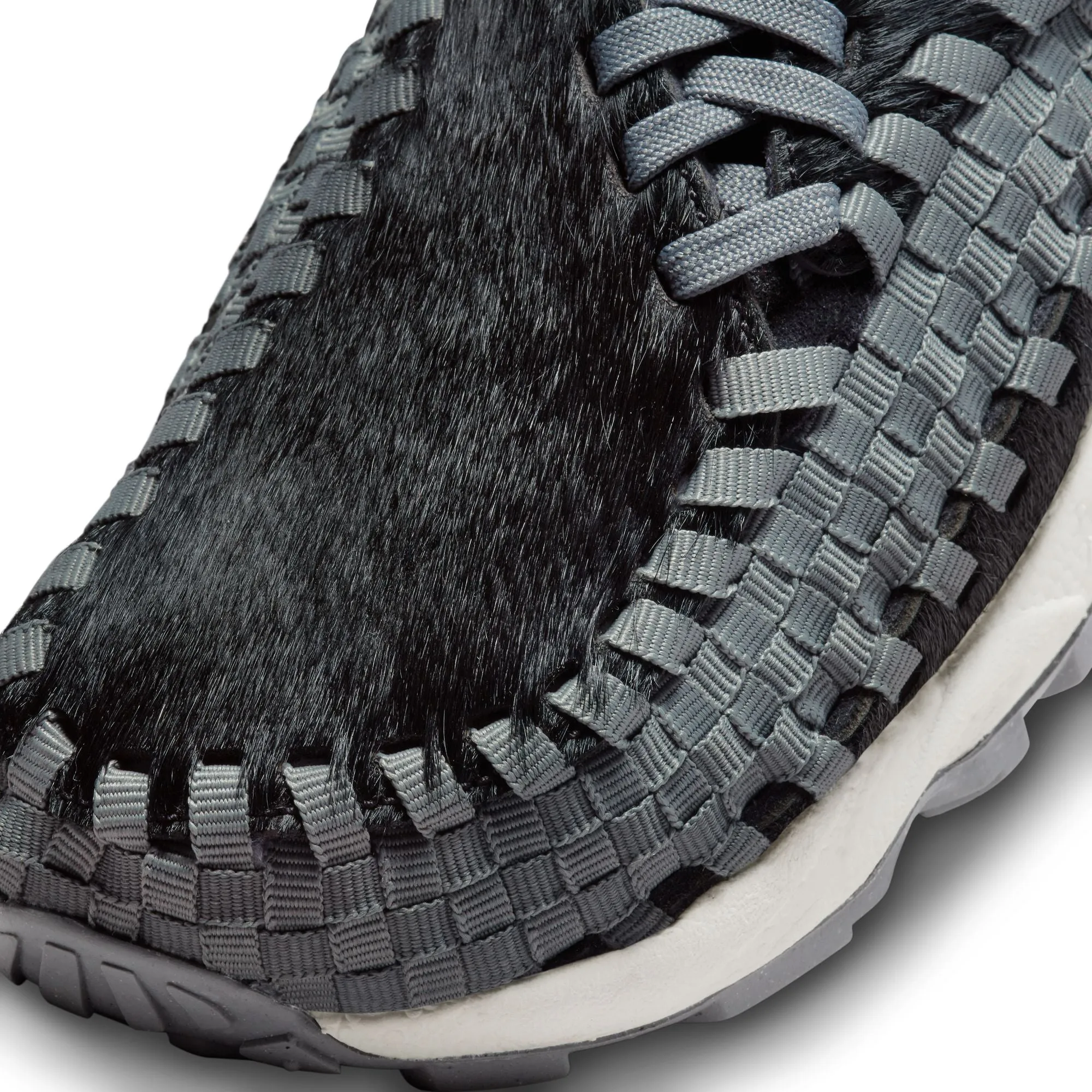 WOMEN'S NIKE AIR FOOTSCAPE WOVEN - BLACK/SMOKE GREY-SAIL